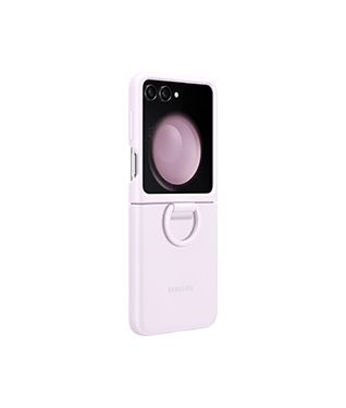 Galaxy Z Flip5 Silicone Case with Ring＜ラベンダ―＞