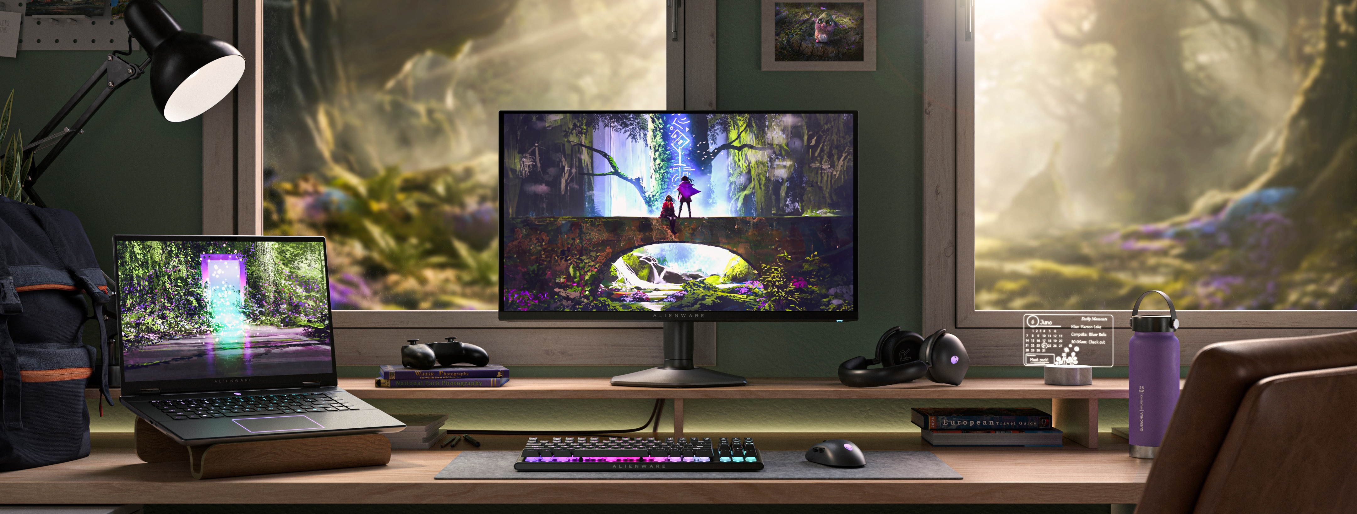 Alienware Dream Desk Gaming Nomad - Front