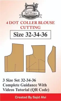 tailors-4-dot-collar-neck-blouse-paper-parttans-32-34-36-set-of-original-imaggzajgqbazubf