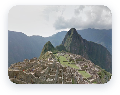 Explora los templos antiguos de Machu Picchu en Perú con Street View