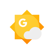Ikona aplikacji Pogoda Google.