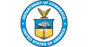 Offisiell logo for det amerikanske handelsdepartementet (Department of Commerce)