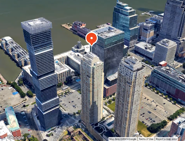 都市のビルの 3D 鳥瞰図
