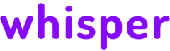 Logotipo da Whisper