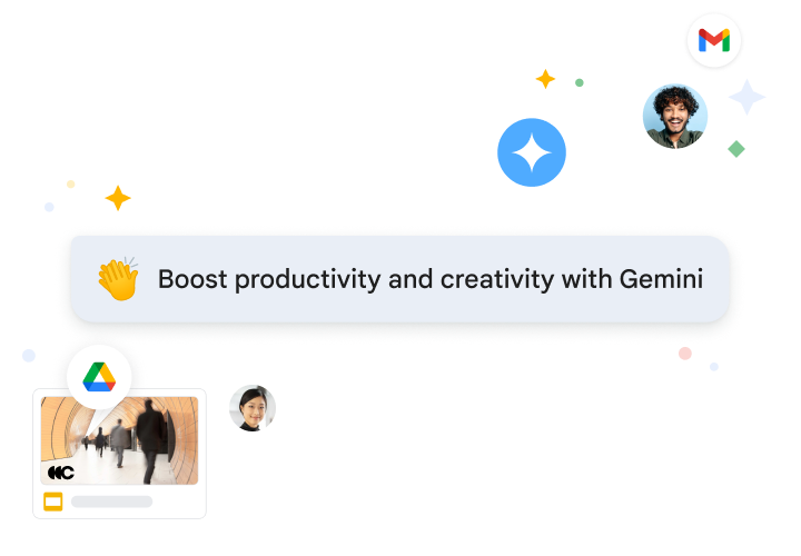 Služba Gemini pro Workspace shrnuje e‑maily a navrhuje odpovědi v Gmailu, čímž pomáhá s produktivitou.