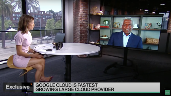 El CEO de Google Cloud y Bloomberg charlan sobre impulso y estrategias de sostenibilidad