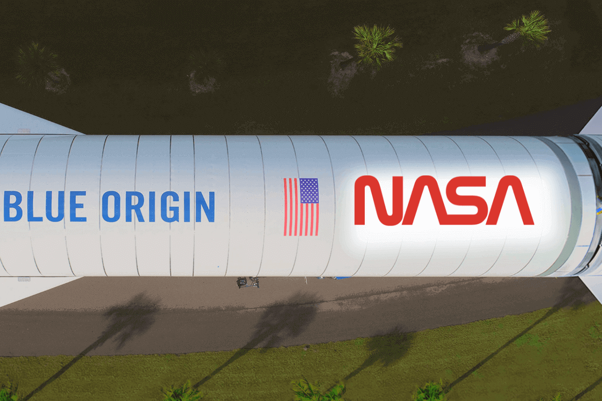 Blue Origin пытается заключить контракт с NASA