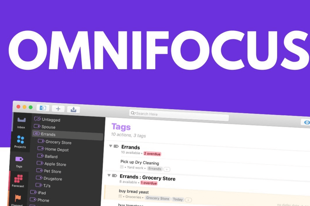 Omnifocus - приложение для повышения продуктивности