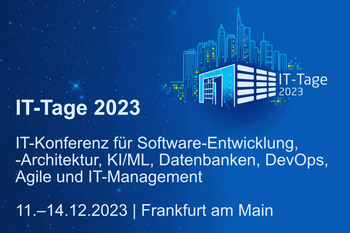 11 декабря, Франкфурт, Германия: IT-Tage 2023