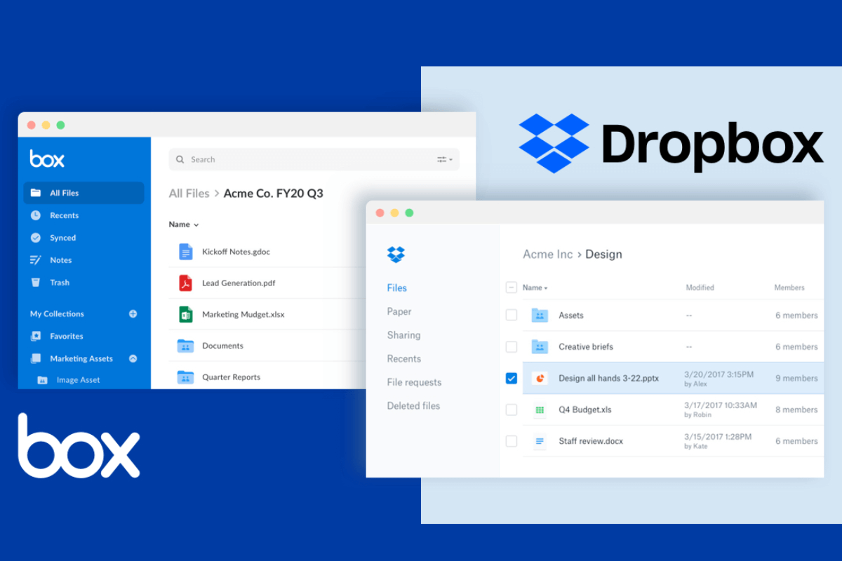 Лучшие облачные сервисы для хранения данных: Dropbox
