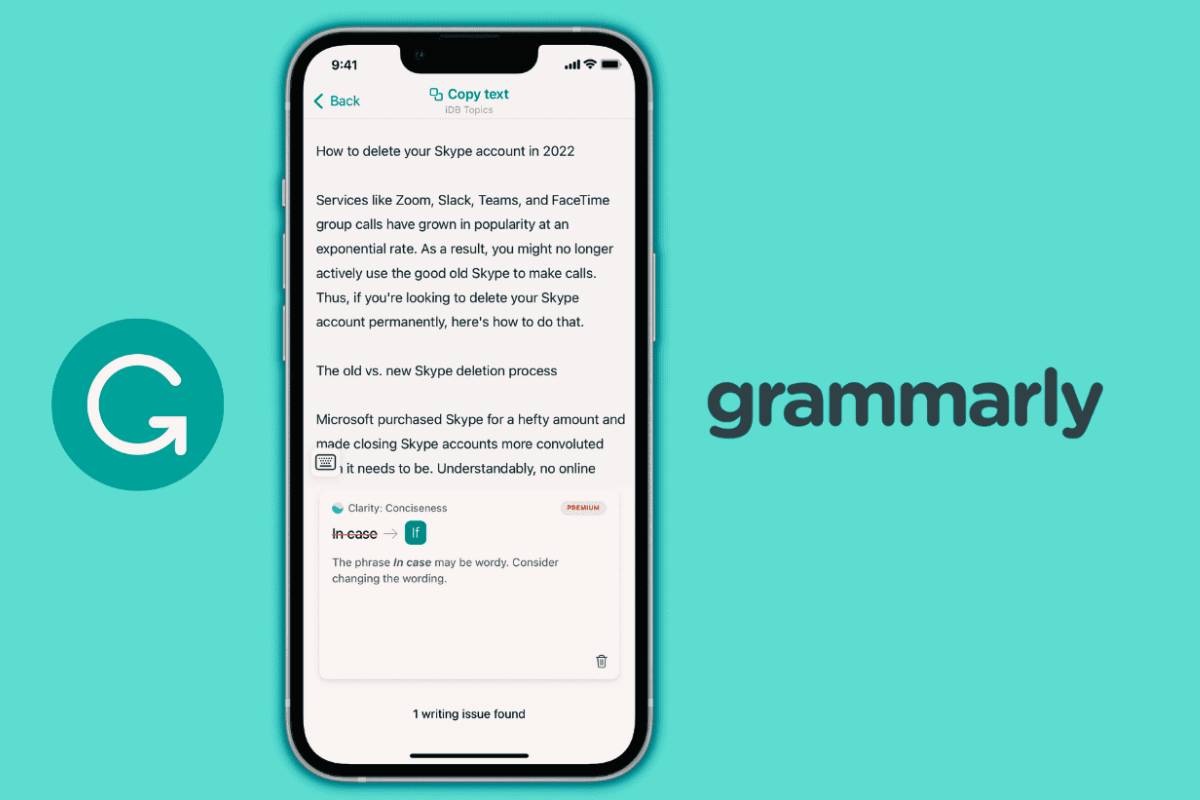 Лучшие приложения для изучения иностранного языка: Grammarly