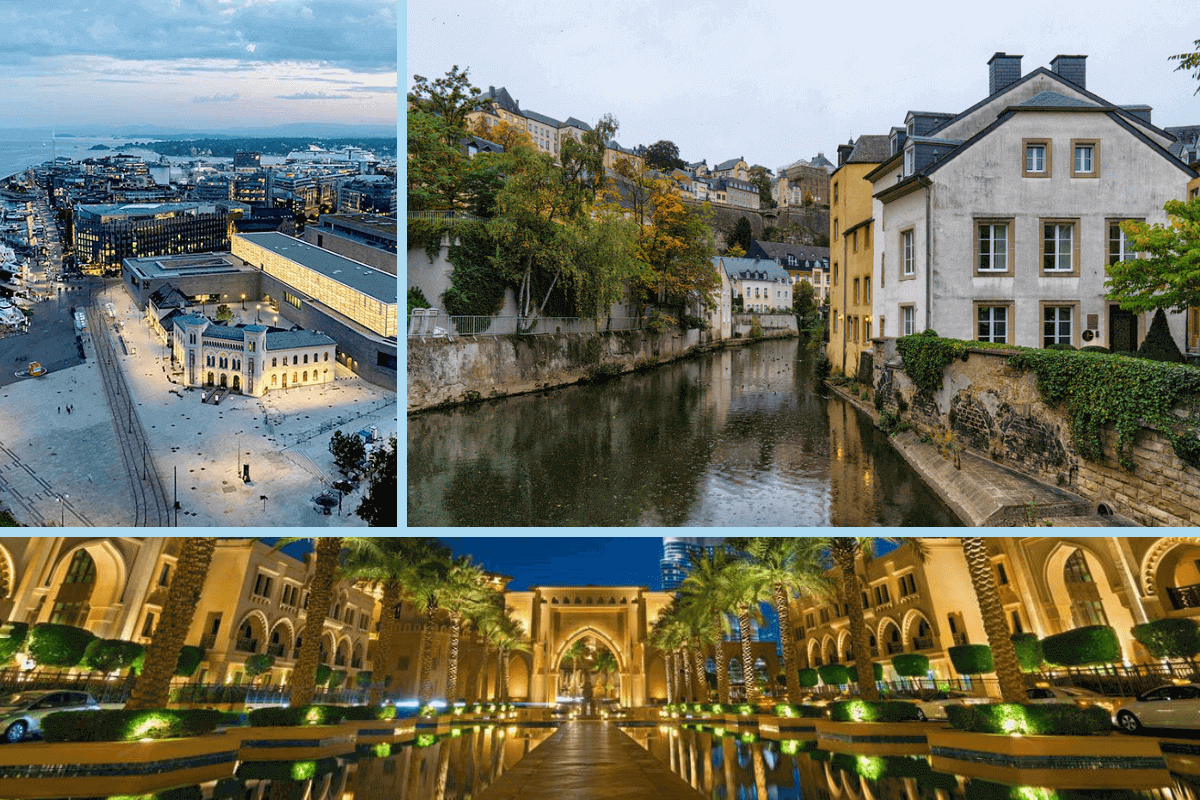 Самые чистые города мира - Осло, Люксембург, Дубай