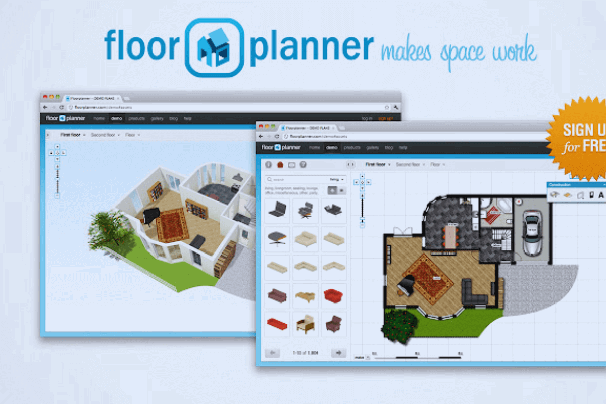 Программы и онлайн-сервисы для дизайна дома и недвижимости: Floorplanner