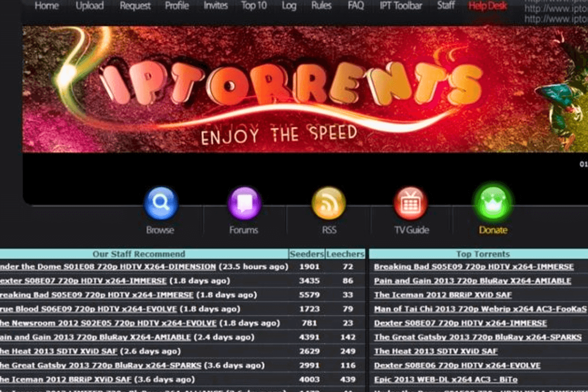 Лучшие торрент-трекеры и торрент-сайты: IPTorrents — безопасный закрытый файлообменник