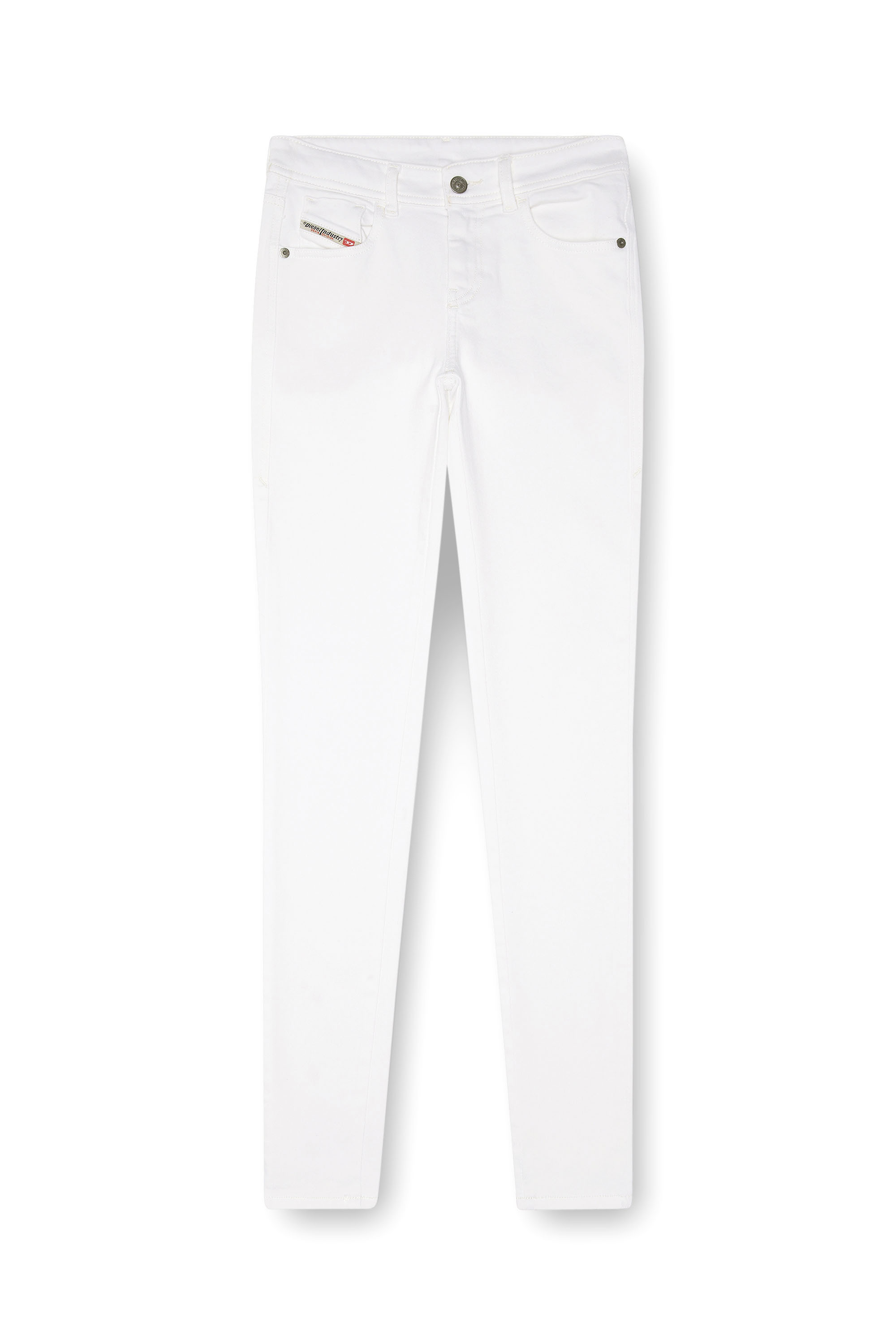Diesel - Super skinny Jeans 2017 Slandy 09F90, White - Image 3