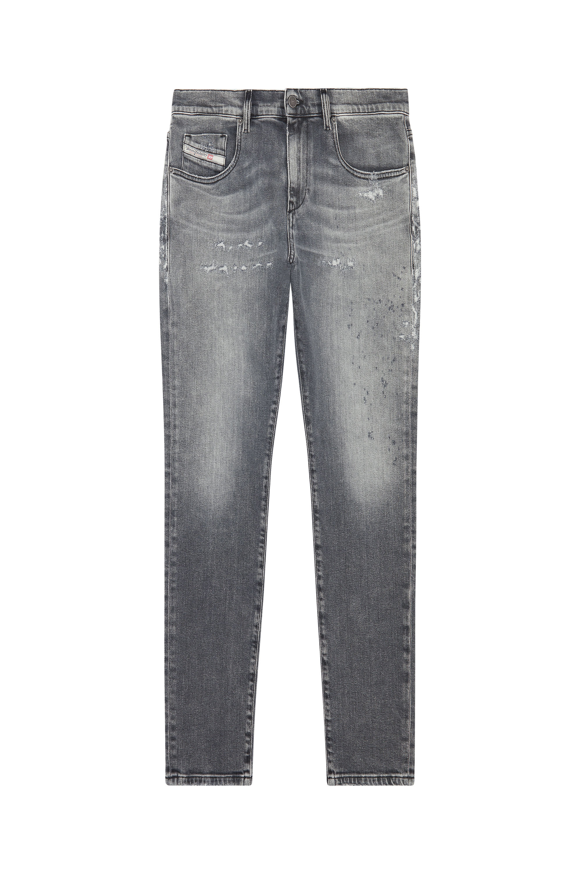 Diesel - Slim Jeans 2019 D-Strukt 09G04, Light Grey - Image 5