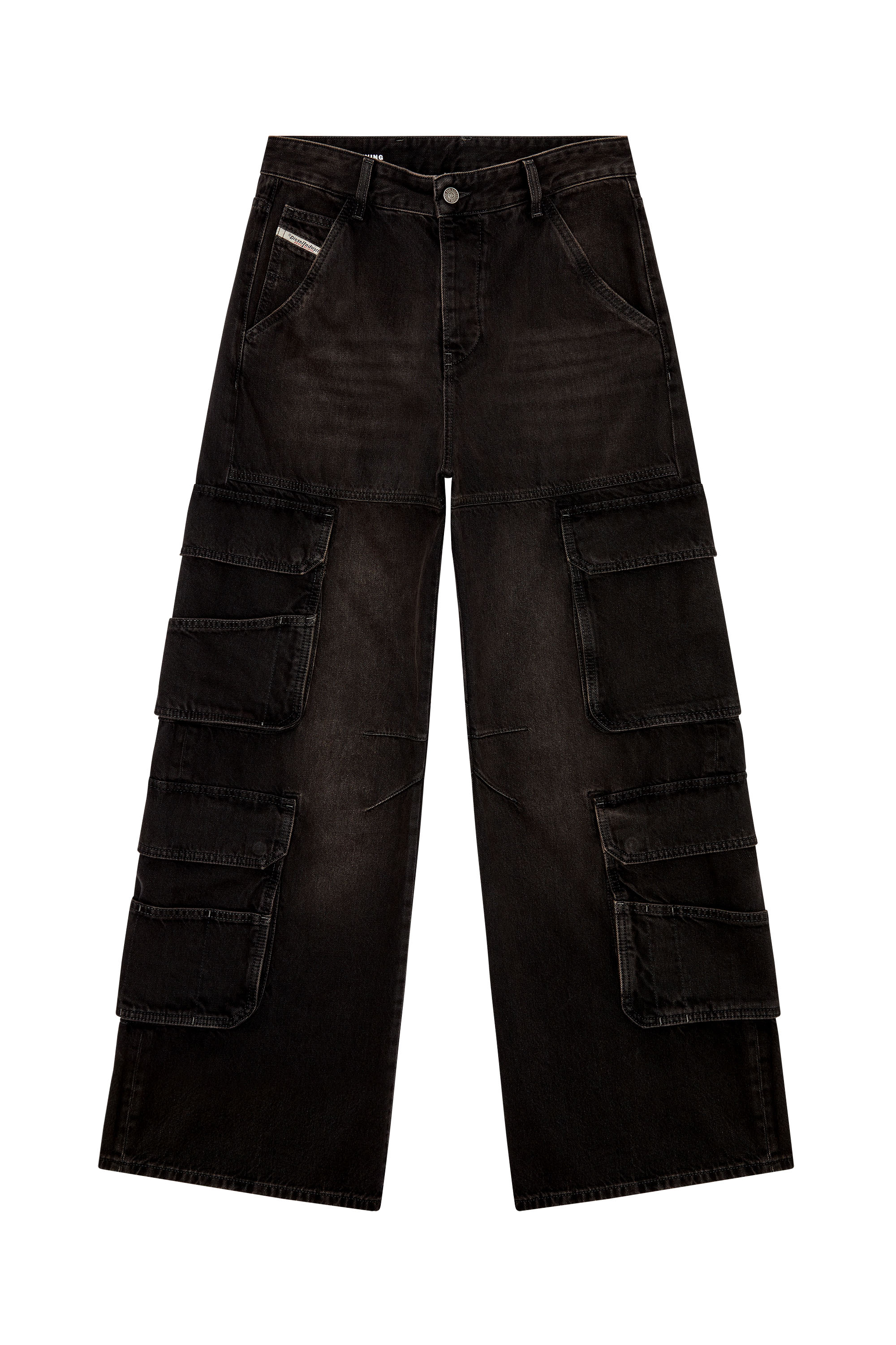 Diesel - Straight Jeans 1996 D-Sire 0KIAG, Black/Dark grey - Image 2
