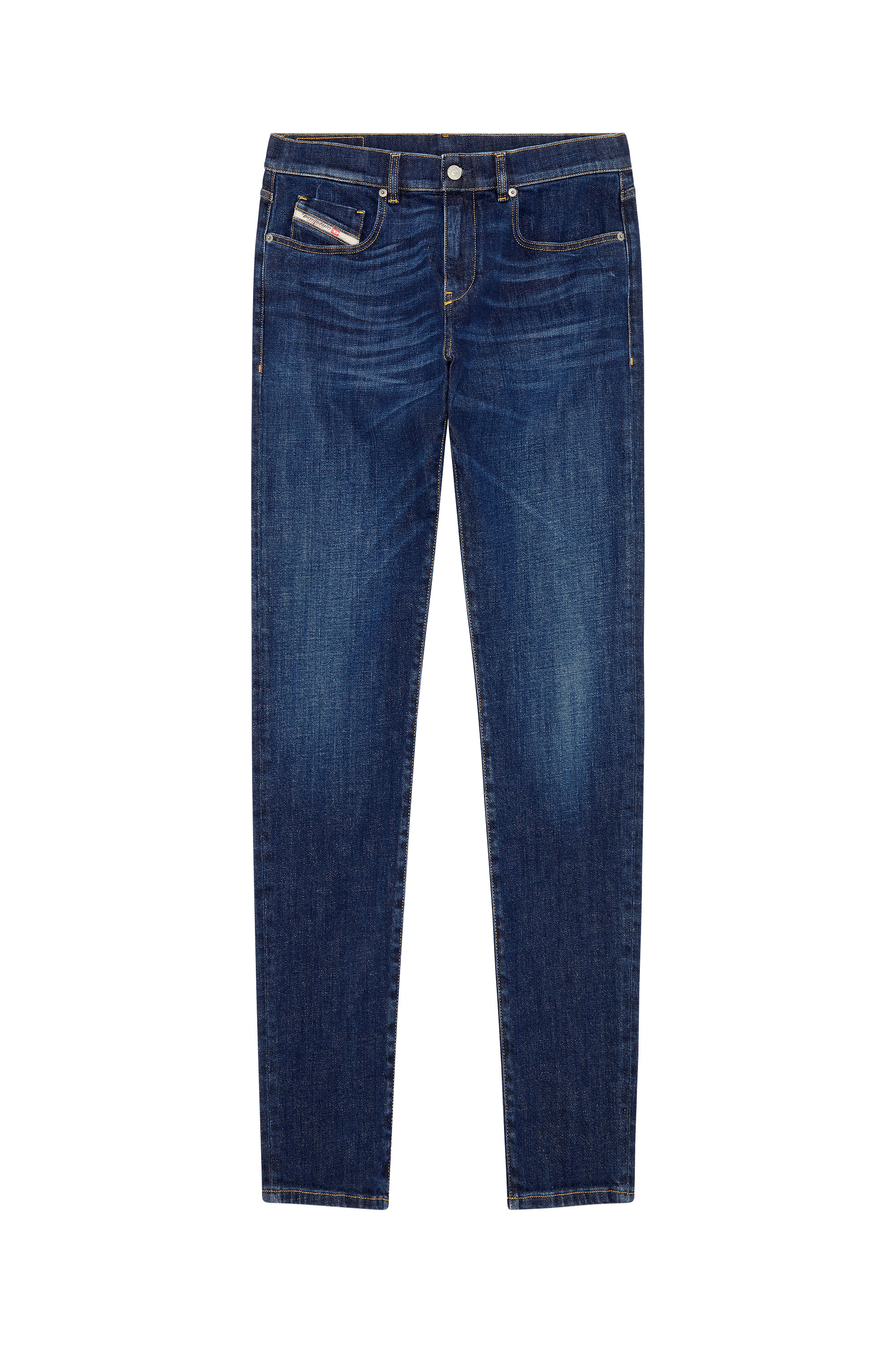 Diesel - Slim Jeans 2019 D-Strukt 09B90, Dark Blue - Image 3
