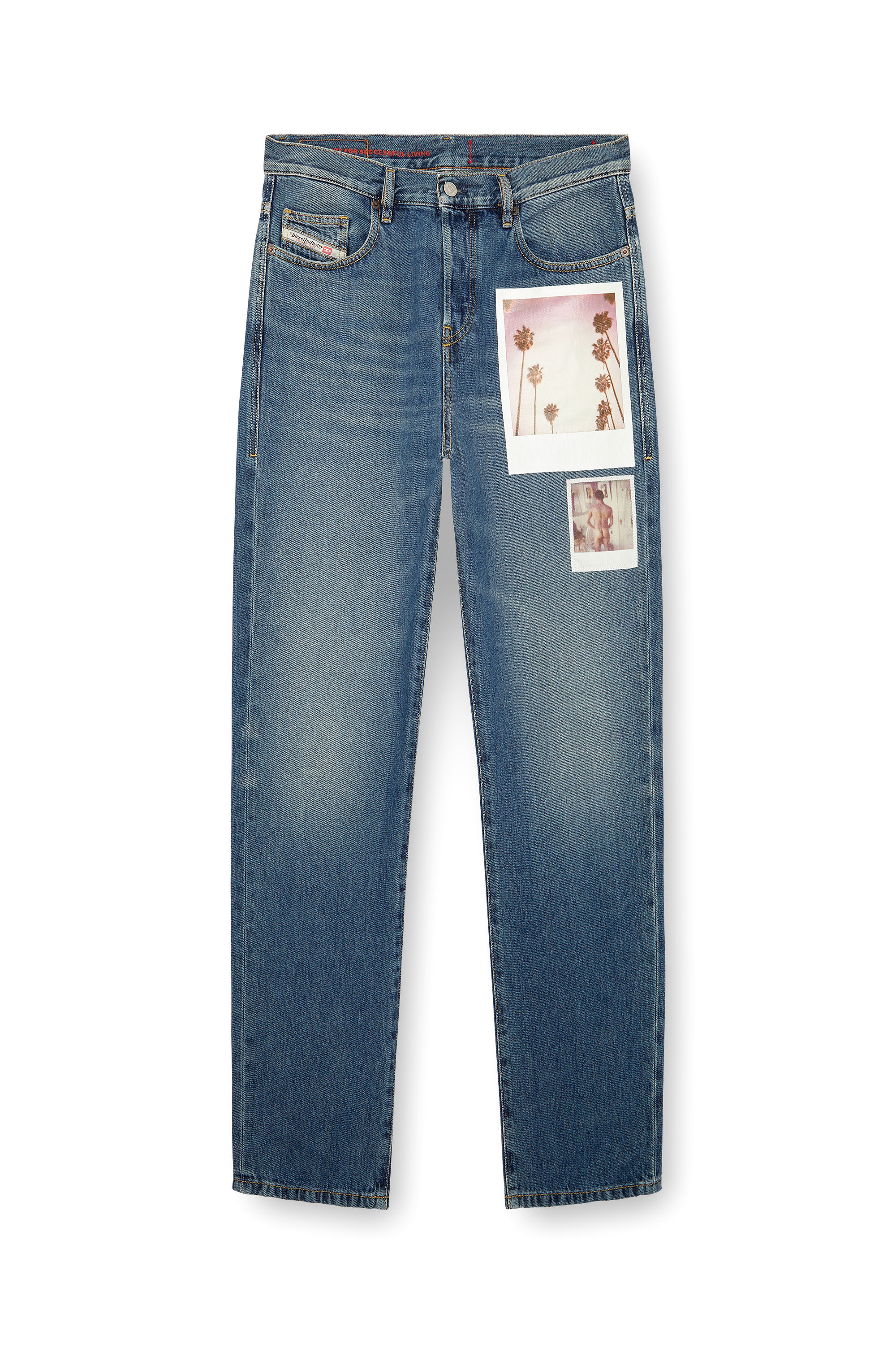 Diesel - Straight Jeans 2020 D-Viker 09L89, Medium blue - Image 6