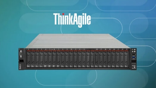 Front view of ThinkAgile system